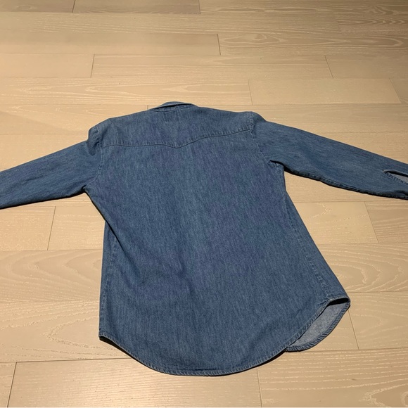 Rare Vintage Levi’s Women Small Denim Button Up Long Sleeve - Picture 9 of 14